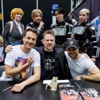 Autograph session at the Manga Comic Con 2023.

