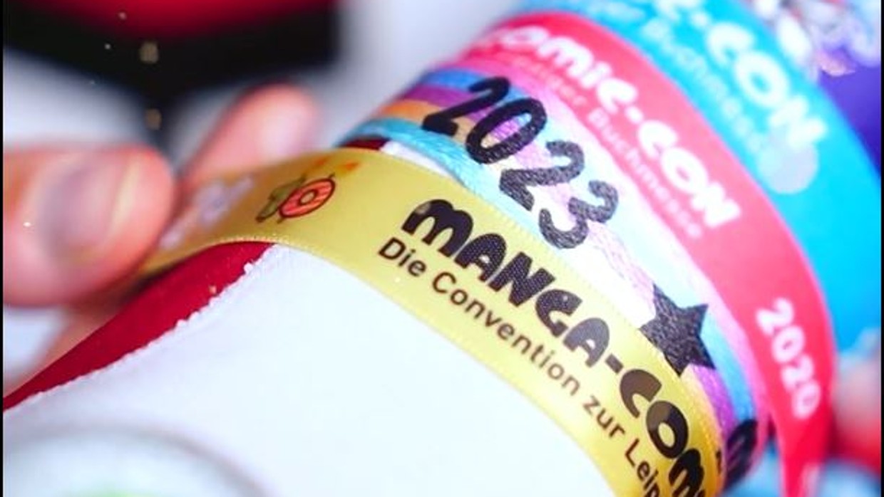 Fanbändchen von der Manga-Comic-Con