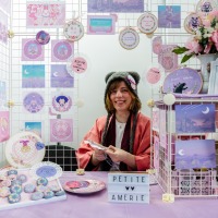 Exhibitor at the booth at Manga-Comic-Con 2024