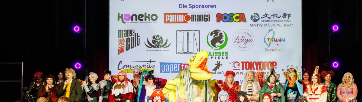 Alle Teilnehmer:innen des Leipzig Cosplay Wettbewerbs bei der Manga-Comic-Con 2025