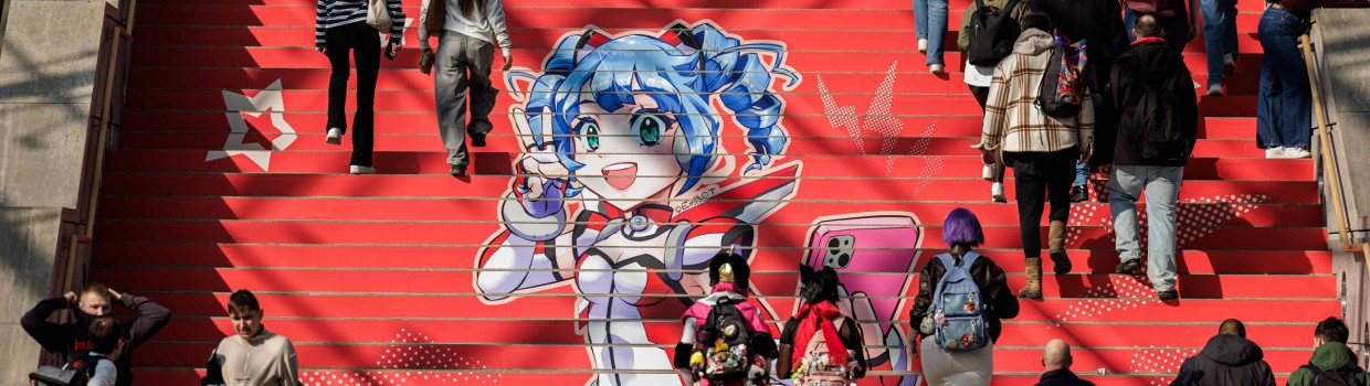 Rote Treppe der Manga Comic Con 2026