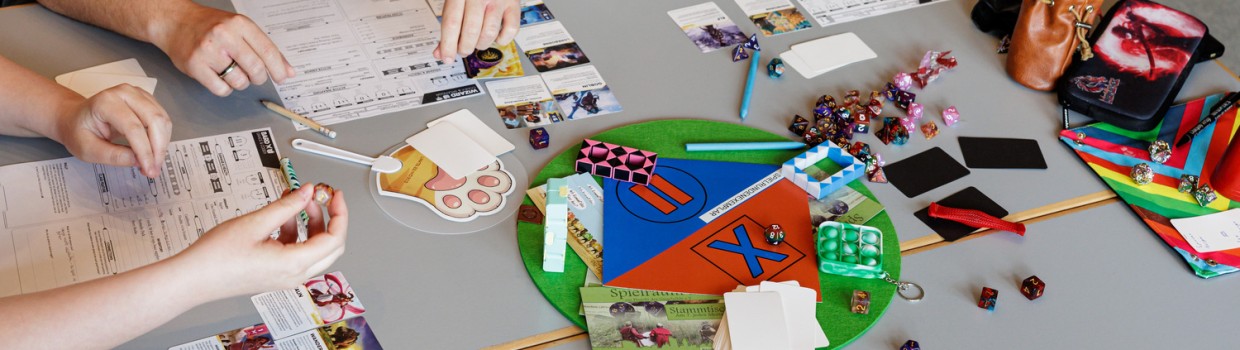 Spieltisch im RPG Dungeon auf der Manga Comic Con 2026