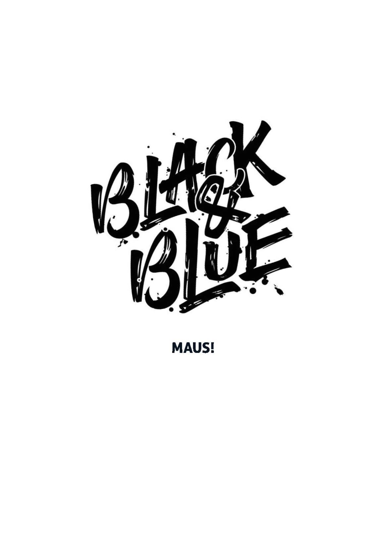 black & blue Cover