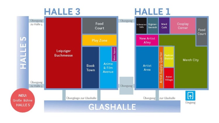 MCC26 Hallenaufteilung