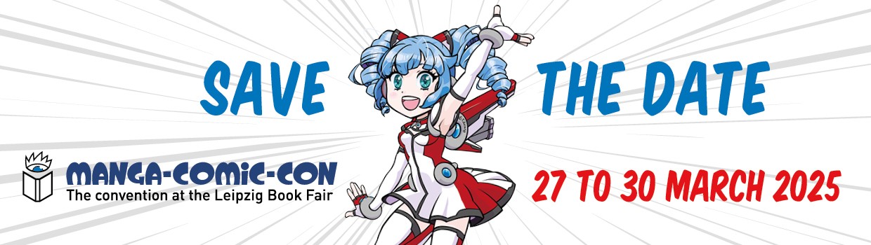 Save the date Banner für die Manga-Comic-Con 2025